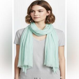 Lime green wrap around big beautiful scarf 72 inches long and 35 inches wide